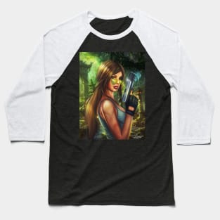 Lara Croft Baseball T-Shirt